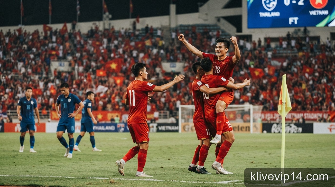 Việt Nam giành lợi thế lớn trước trận chung kết lượt về ASEAN Cup 2026 với Thái Lan